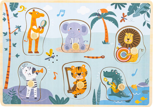 Sound puzzle: musical jungle - 1+