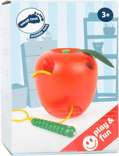 Apple and Worm Threading Game