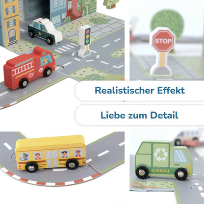 BusyKids mobiele speelset "De Stad" - 3+