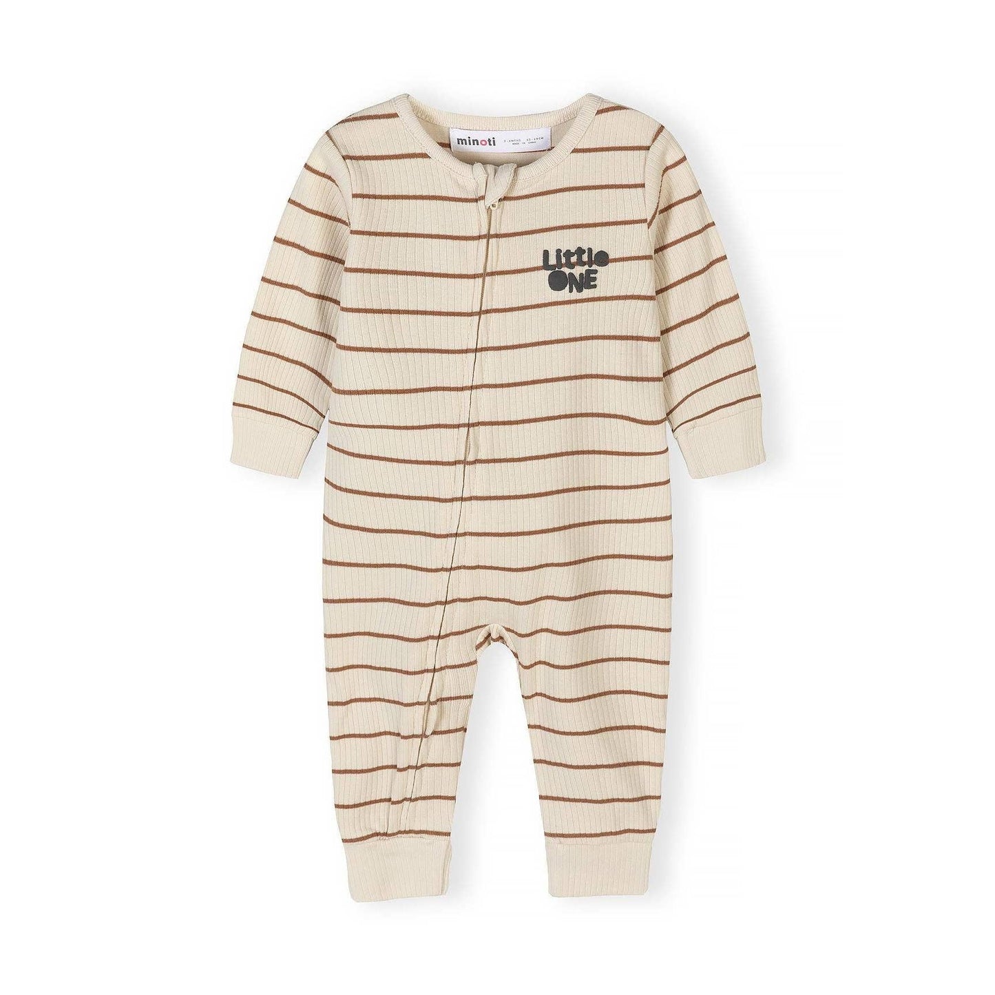 Set van 3 rompers voor baby's, geribbelde giraf, neutraal: Beige / 9-12 M (74-80 cm)