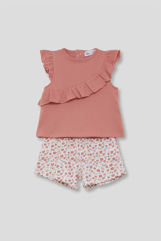 Street Monkey - Baby girl set: Pink - 24 m