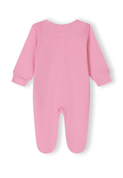 Girls 2-pack long sleeve sleepsuits 0-24m light pink: Lichtroze / 6-9m