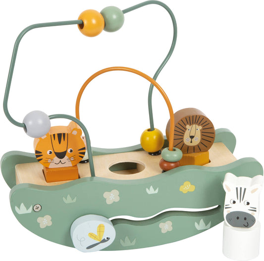 Motor skills loop with rocker “Safari” | motor skills toys | wood