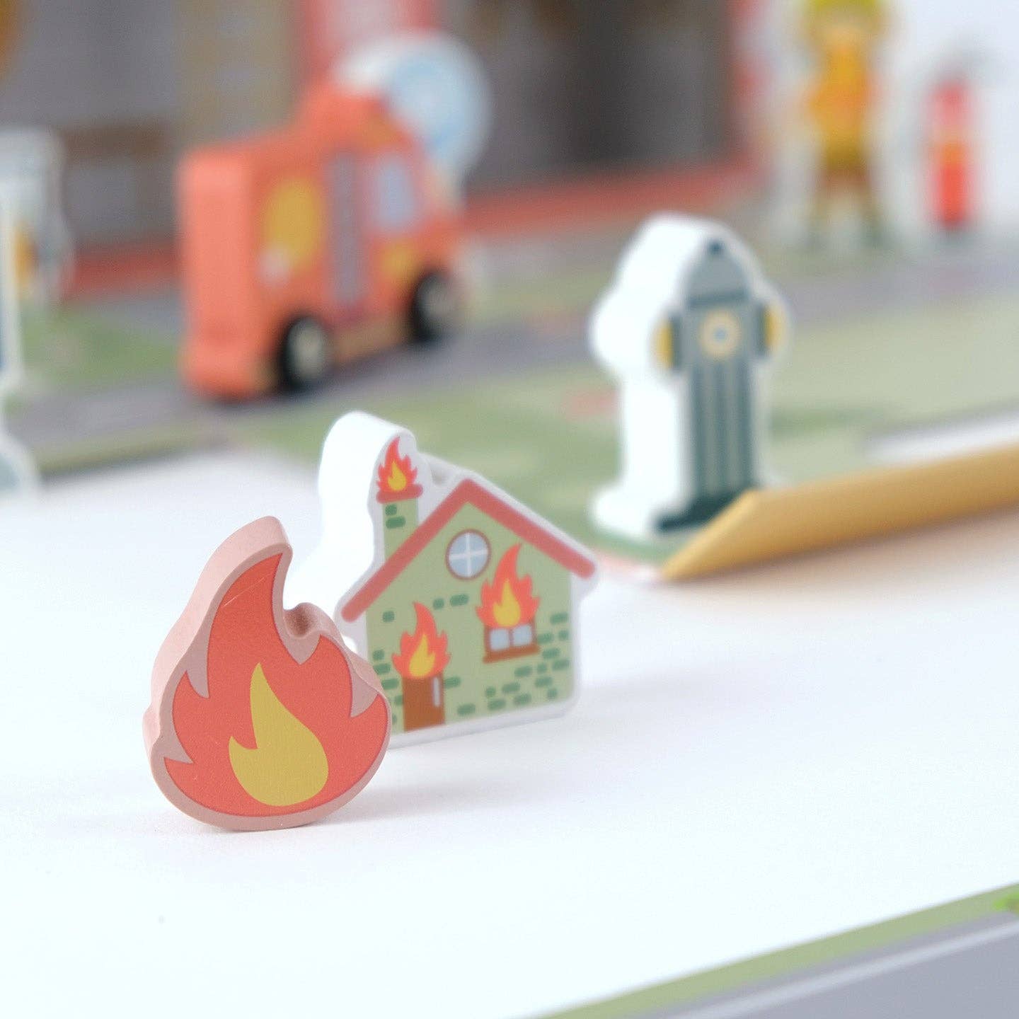 Mobiele speelset "Brandweerkazerne" BusyKids - 3+