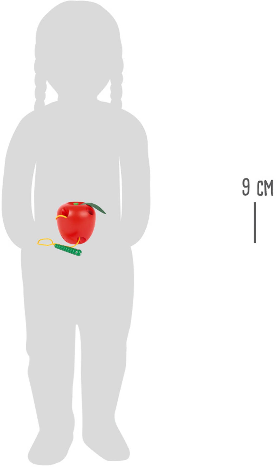 Apple and Worm Threading Game