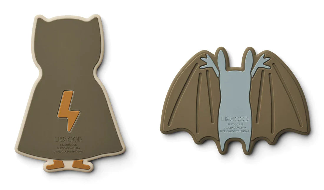 Liewood - Gia teether 2-pack superhero dune multi mix