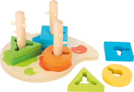Shapes and Colours Motor Skills Shape-Fitting Game