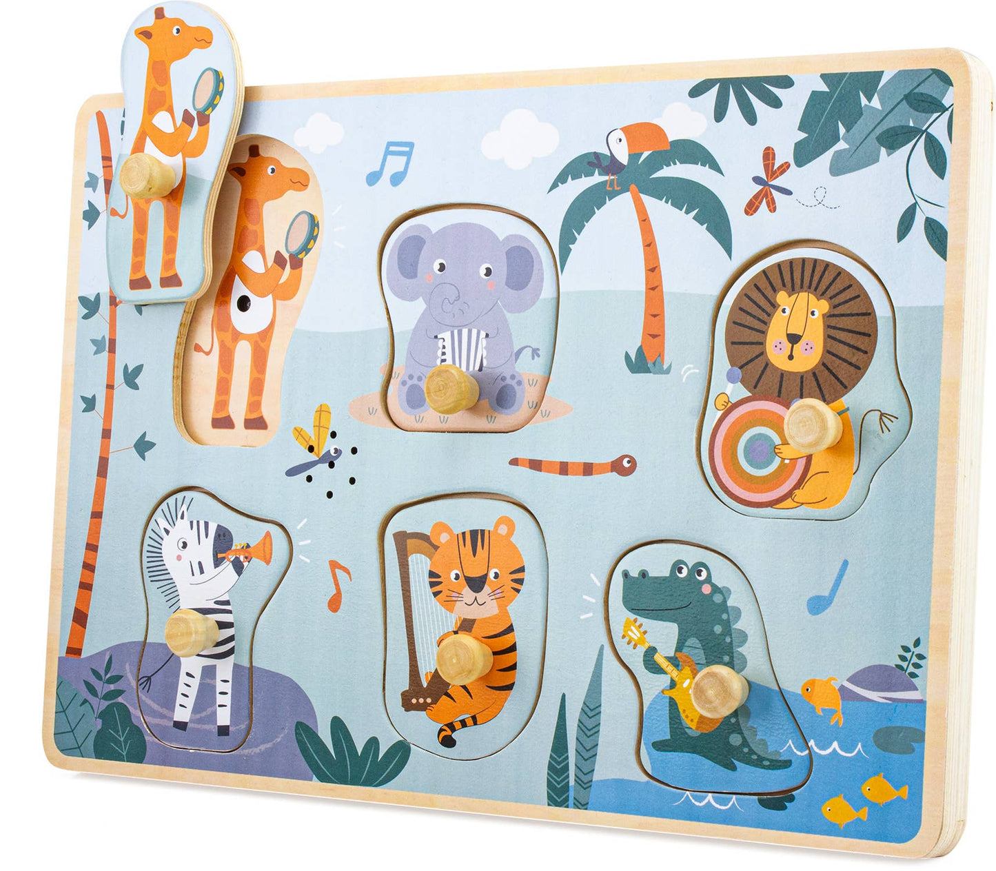 Sound puzzle: musical jungle - 1+