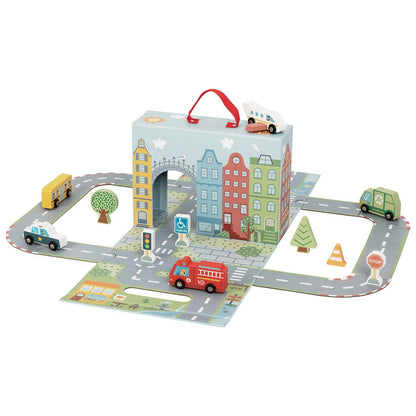 BusyKids mobiele speelset "De Stad" - 3+