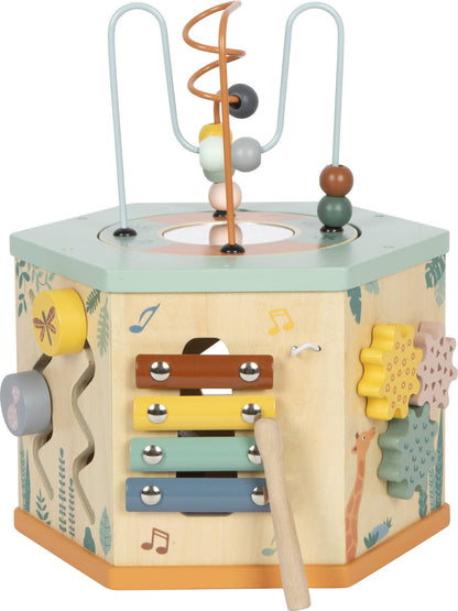 7 Sided Motor Skills Cube “Safari” | Motor Skills | Wooden Toys