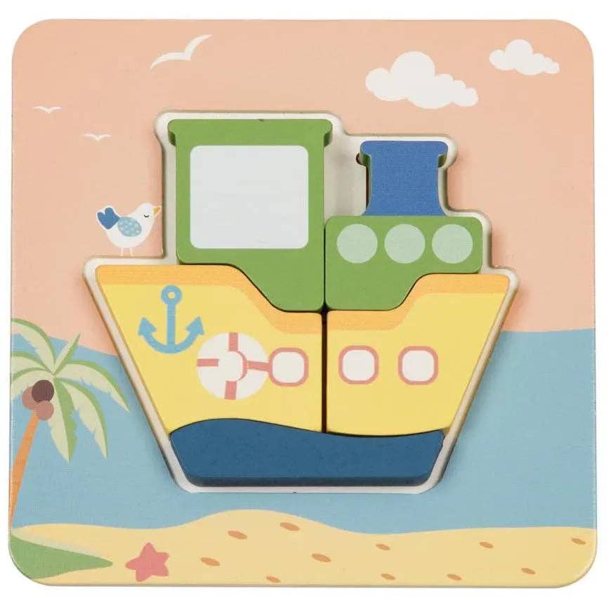 BusyKids Puzzelset "Vervoer" - 3+