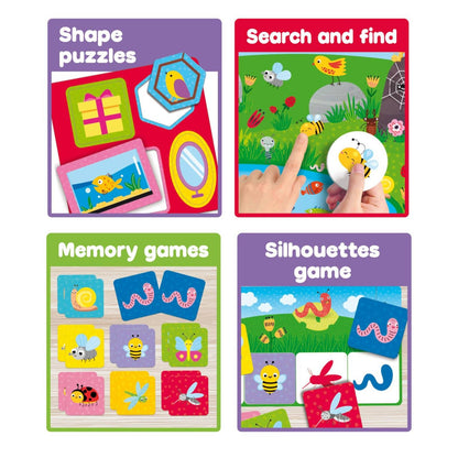 Carotina Baby Educatieve Games Collectie - 10 spellen - 2+