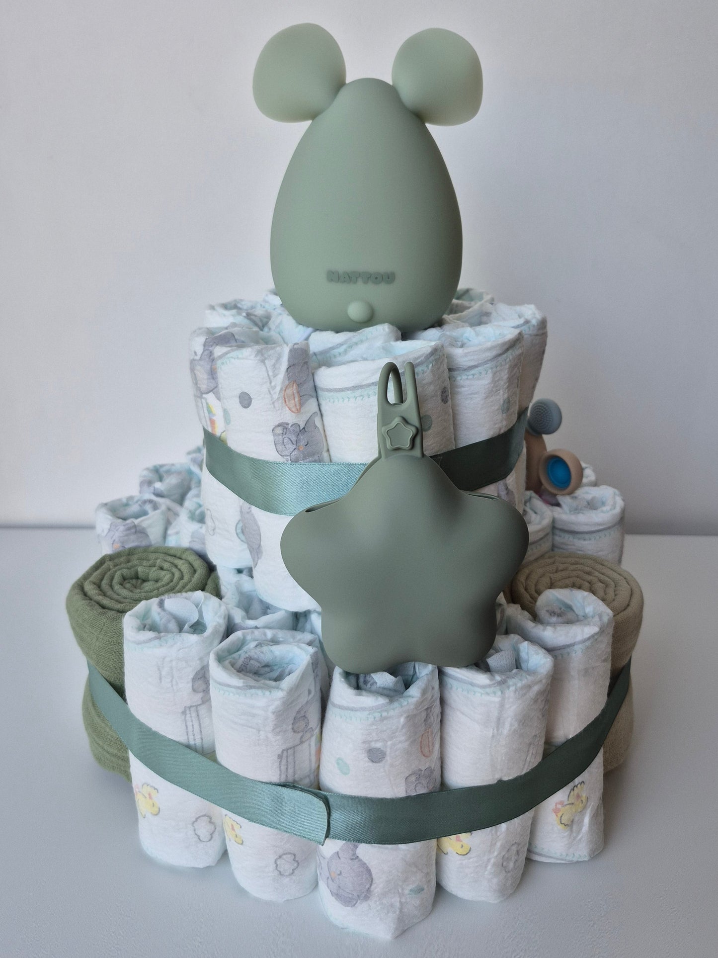 Luiertaart - Medium - groen