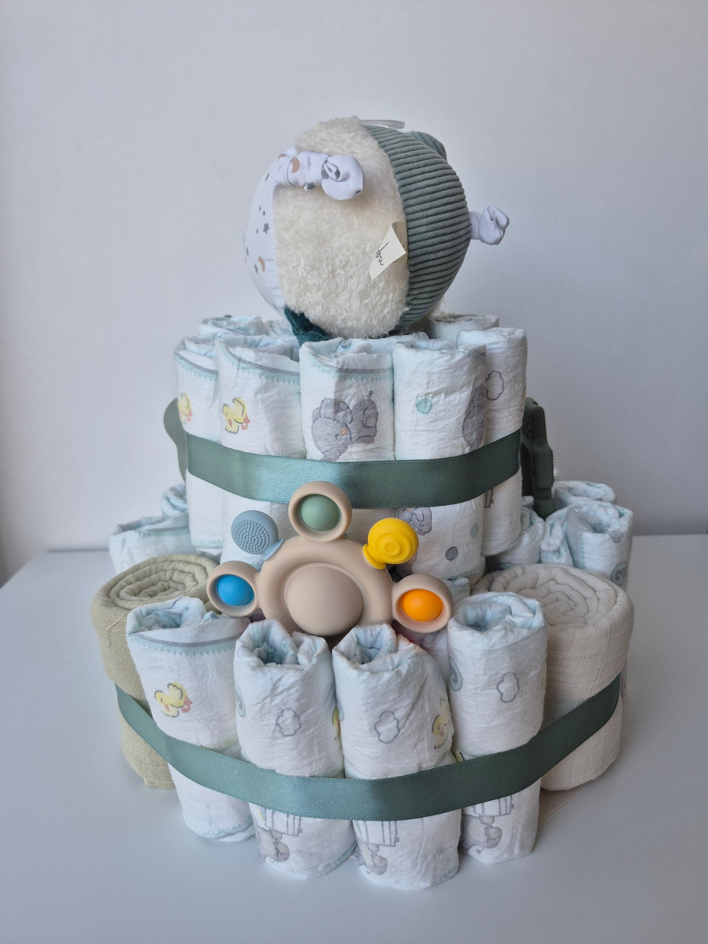 Luiercake - Medium - groen