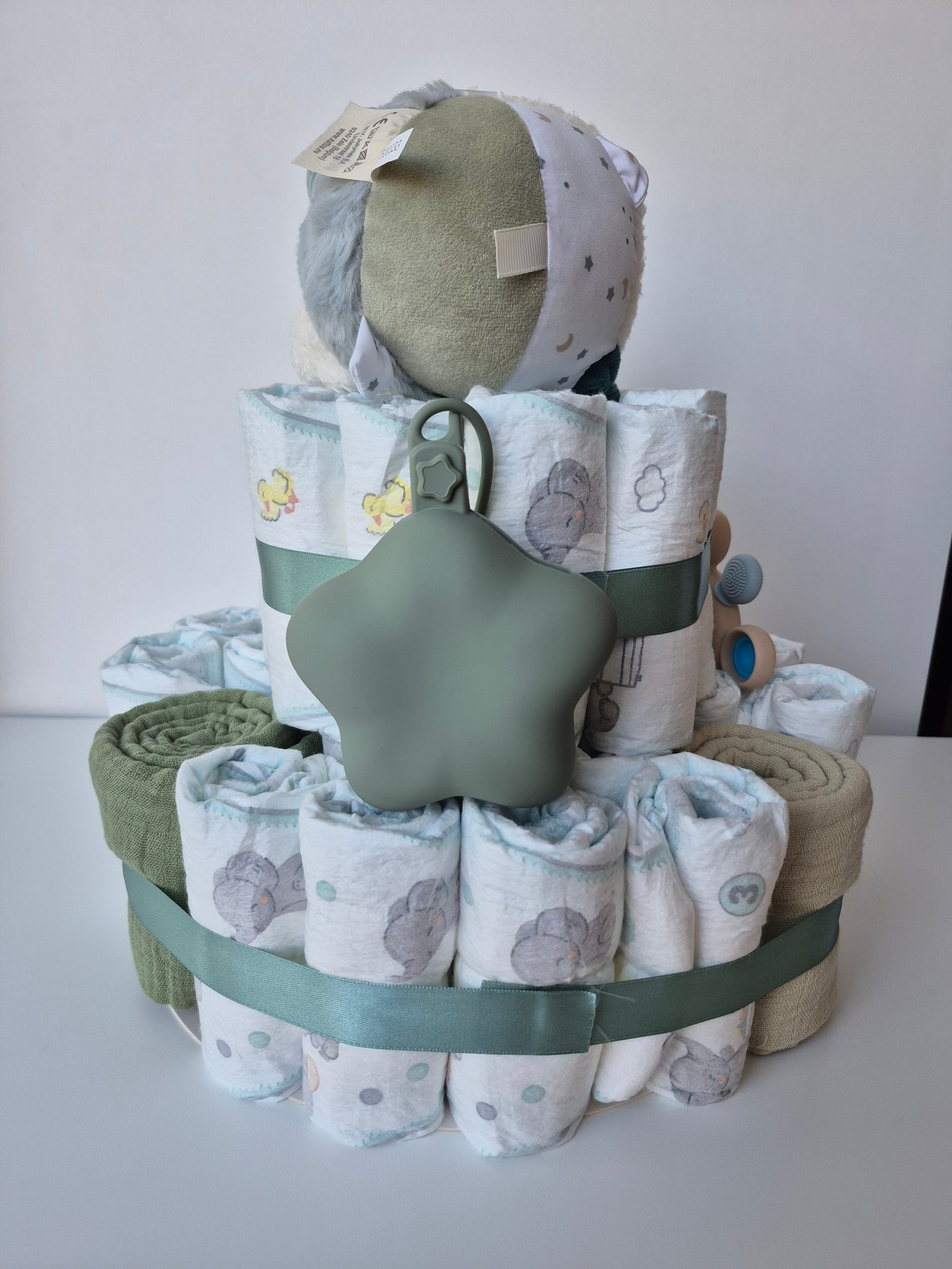 Luiercake - Medium - groen