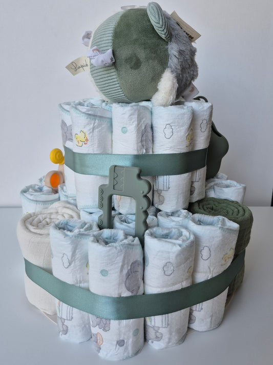 Diaper cake - Medium - green