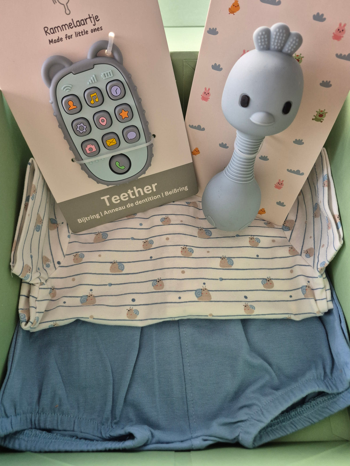 Newborn gift box boy - Small - blue
