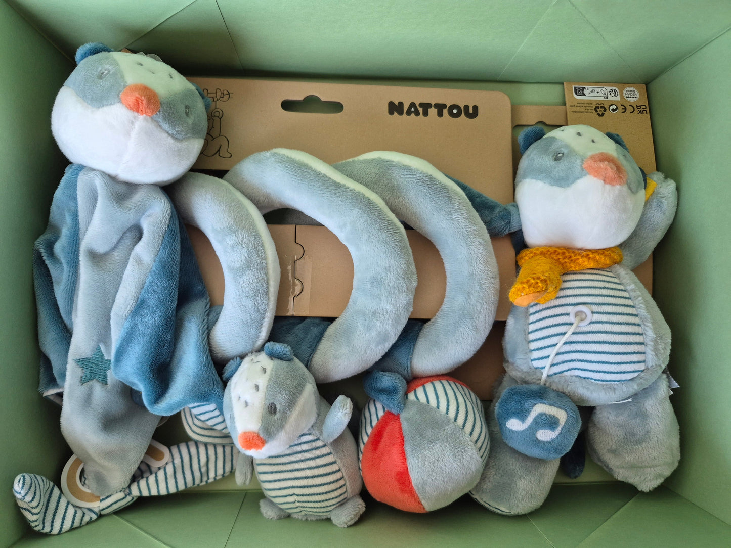 Nattou box - Das - blauw