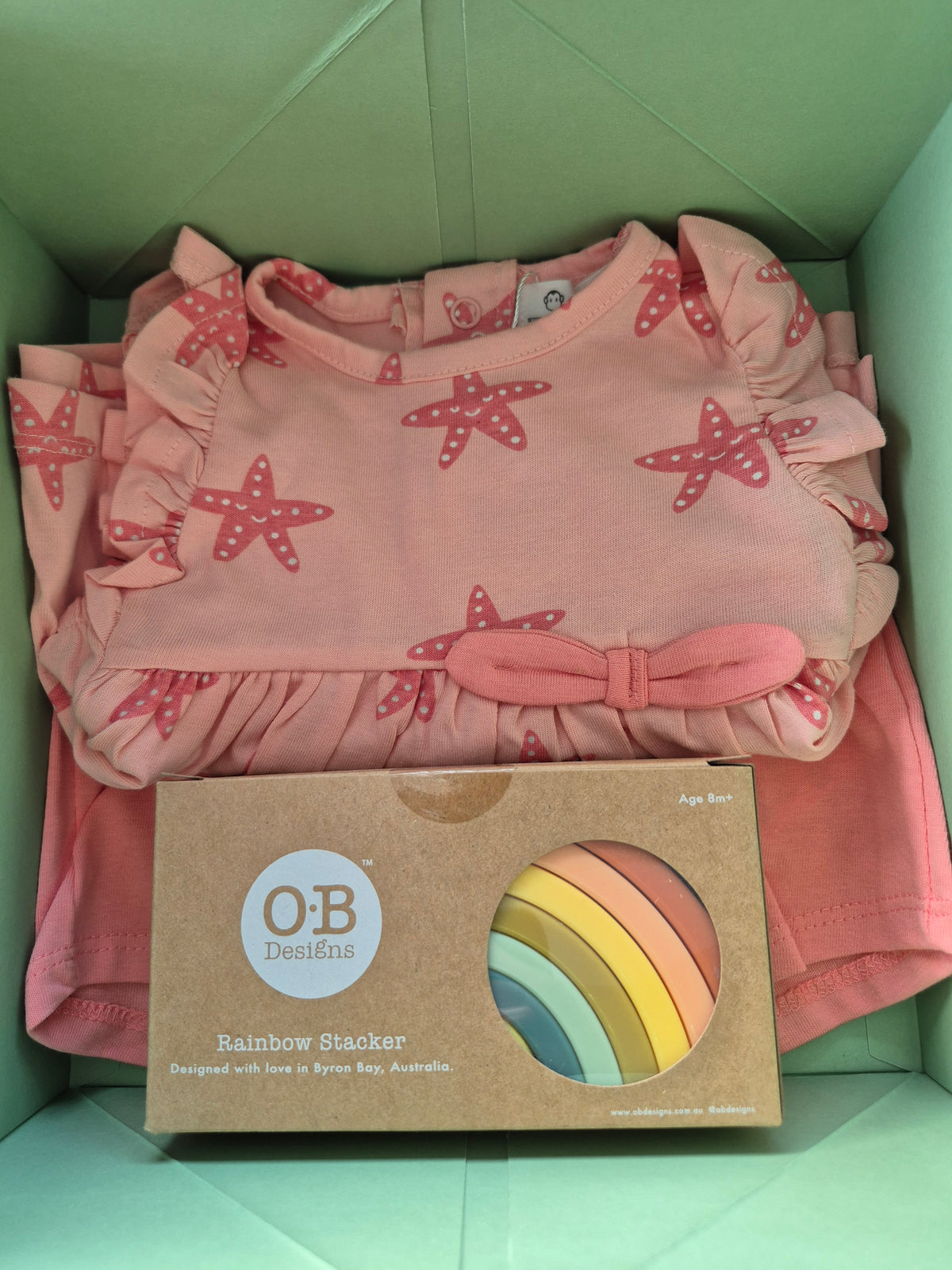 6+ month gift box girl - Small - pink