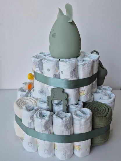 Luiertaart - Medium - groen