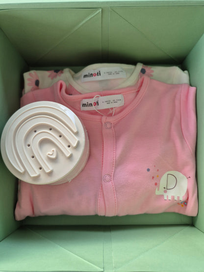 6+ month gift box girl - Small - pink