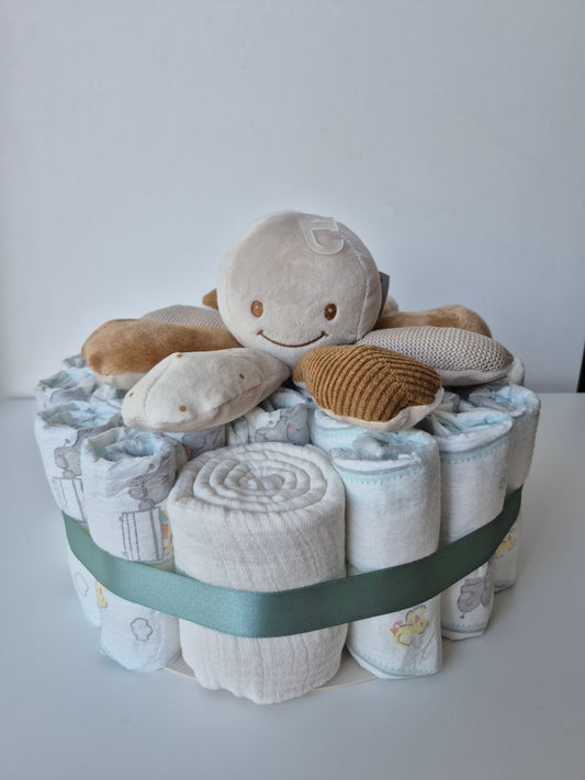 Diaper cake - Small - sand